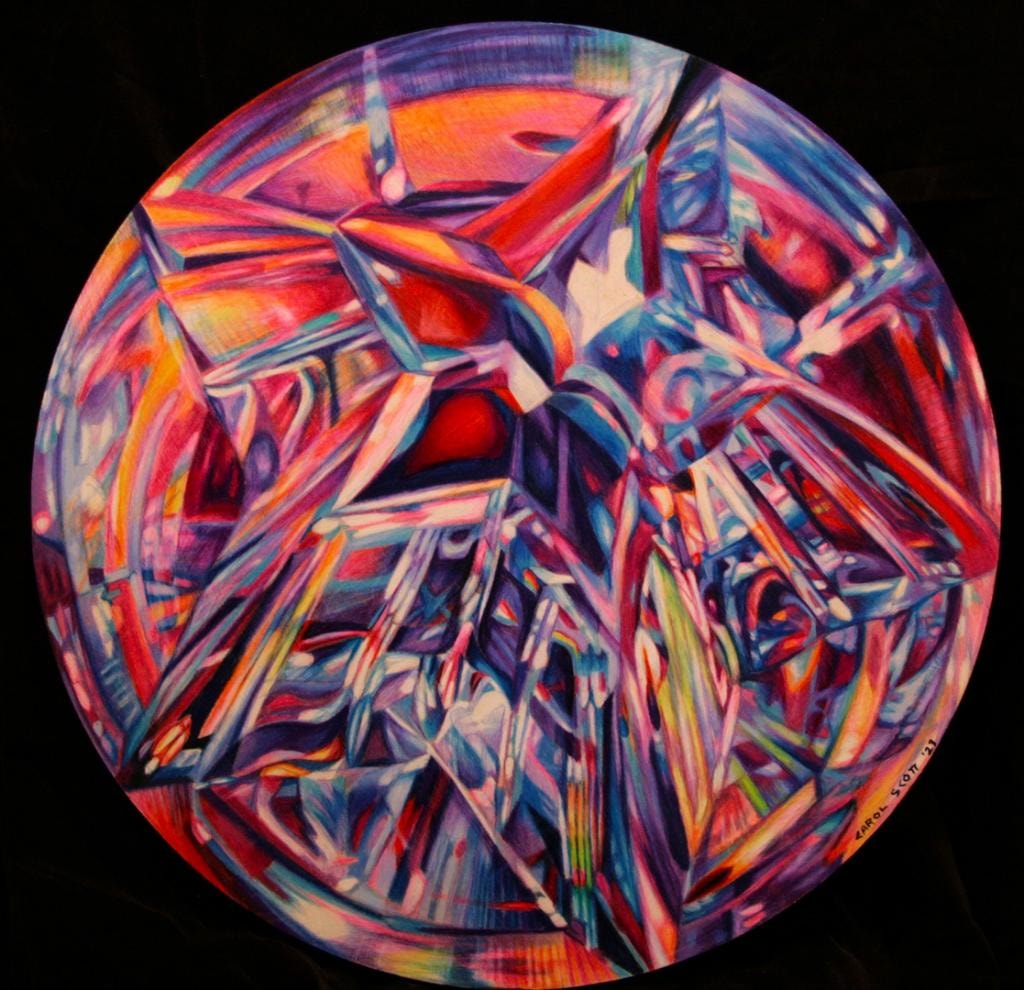 Crystal Series artwork by Carol Scott
