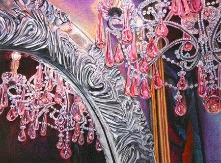 Pink Chandelier
