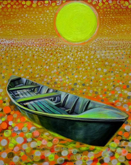 Pirogue in the Sun
